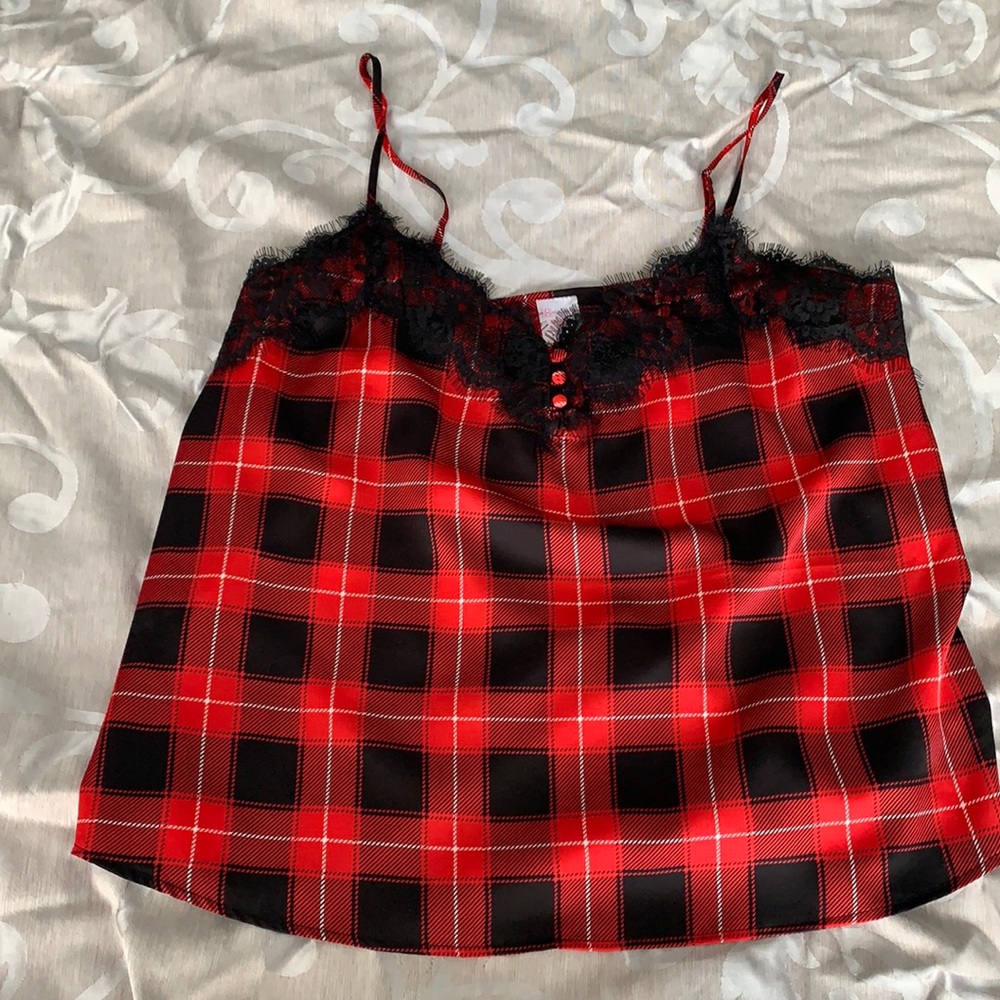 Plaid tank top